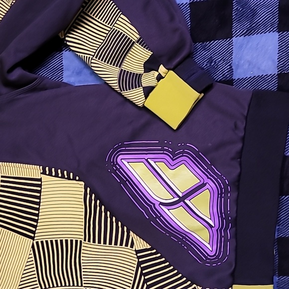 Fly Racing. Fleece-lined Full-zip, hooded jacket. Embroidered. Men's size Large - Picture 11 of 14